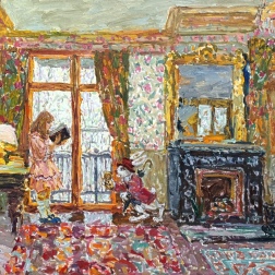 Painting for sale online - Alice Visiting Vuillard.