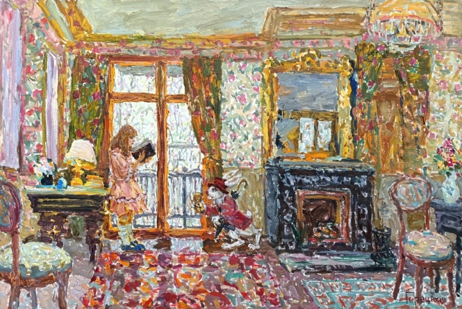 Painting for sale online - Alice Visiting Vuillard.