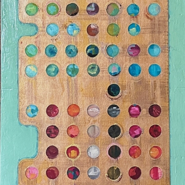 Painting for sale online - Punch Card of Life