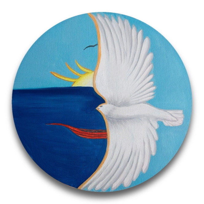 Painting for sale online - Time of joy.