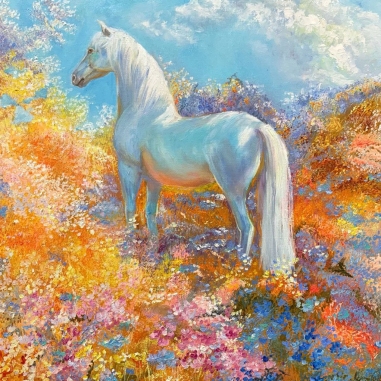 Painting for sale online - Princess horse Celestia.