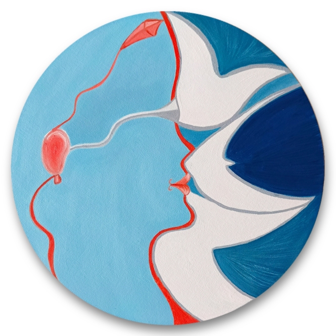 Painting for sale online - Time of hope.