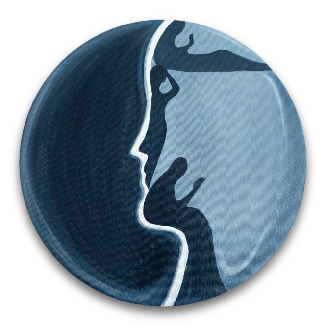 Painting for sale online - Time of when everyone is on their own.