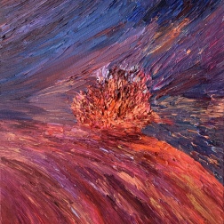 Painting for sale online - At the edge of the fiery waterfall