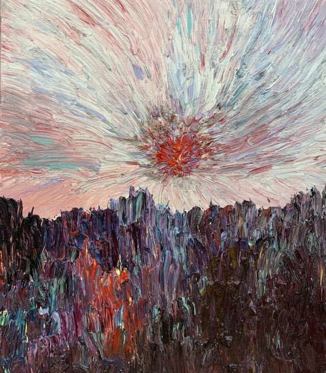 Painting for sale online - Over the precipice