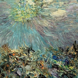Painting for sale online - UFO over the sea