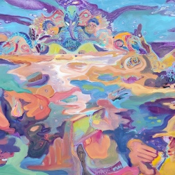 Painting for sale online - Karacus Marakus. Under the water