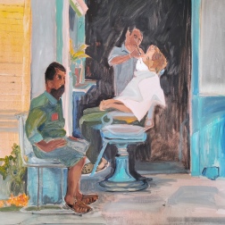 Painting for sale online - Barber shop