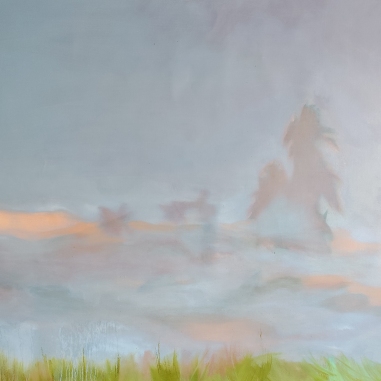 Painting for sale online - Fog. Cold light.