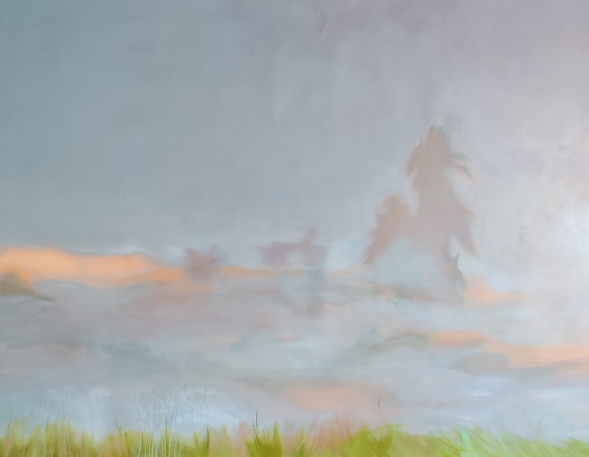 Painting for sale online - Fog. Cold light.