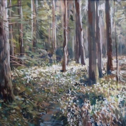 Painting for sale online - Spring forest