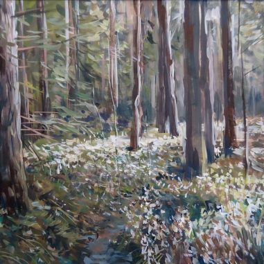 Painting for sale online - Spring forest