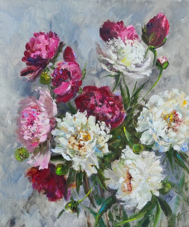Painting for sale online - Peonies