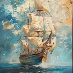Painting for sale online - Fresh wind