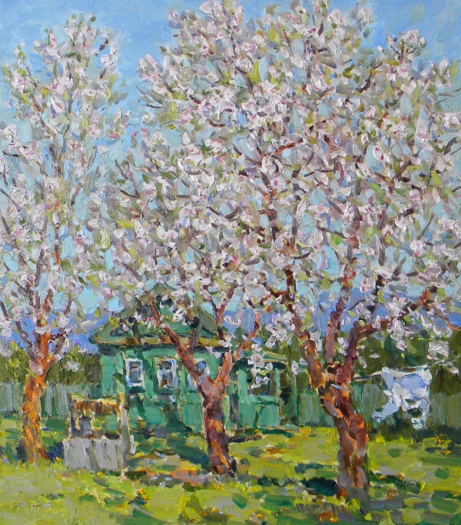 Painting for sale online - The White Shirt.