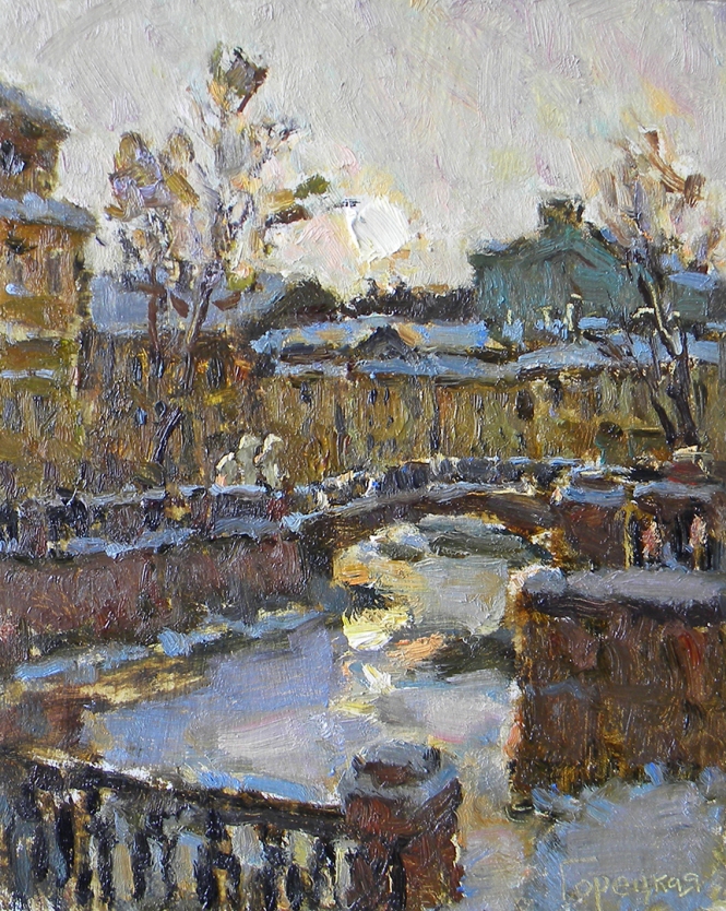 Painting for sale online - The lion bridge.