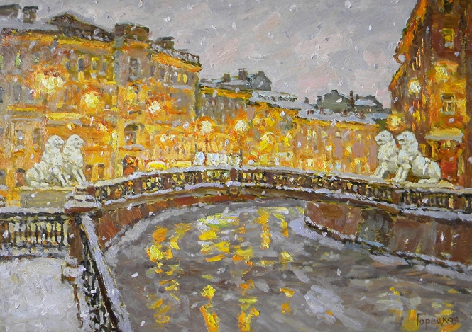Painting for sale online - The Lion's Bridge 2.