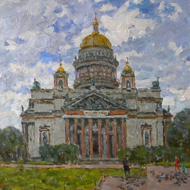 Painting for sale online - The Isaakievsky Cathedral.