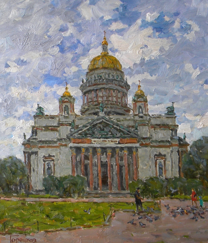 Painting for sale online - The Isaakievsky Cathedral.