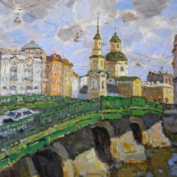 Painting for sale online - The Belinsky Bridge.