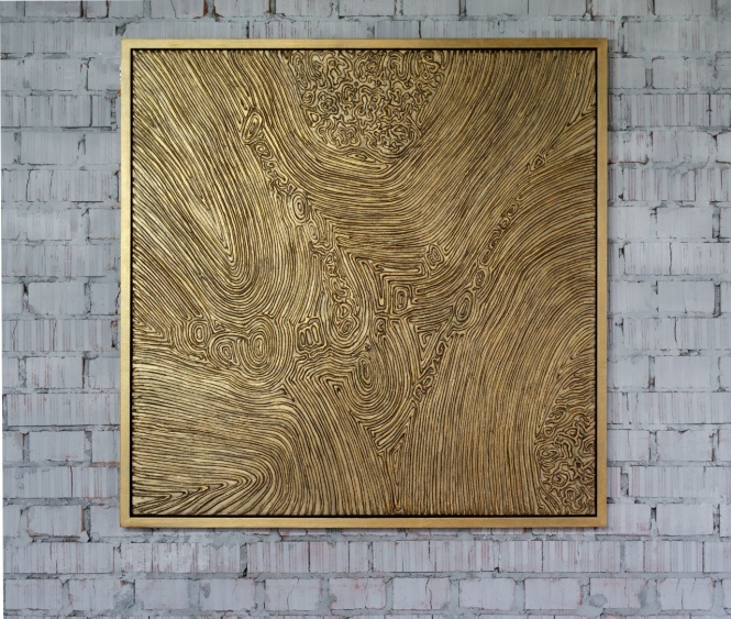 Painting for sale online - GOLD PAPILLARY PATTERNS