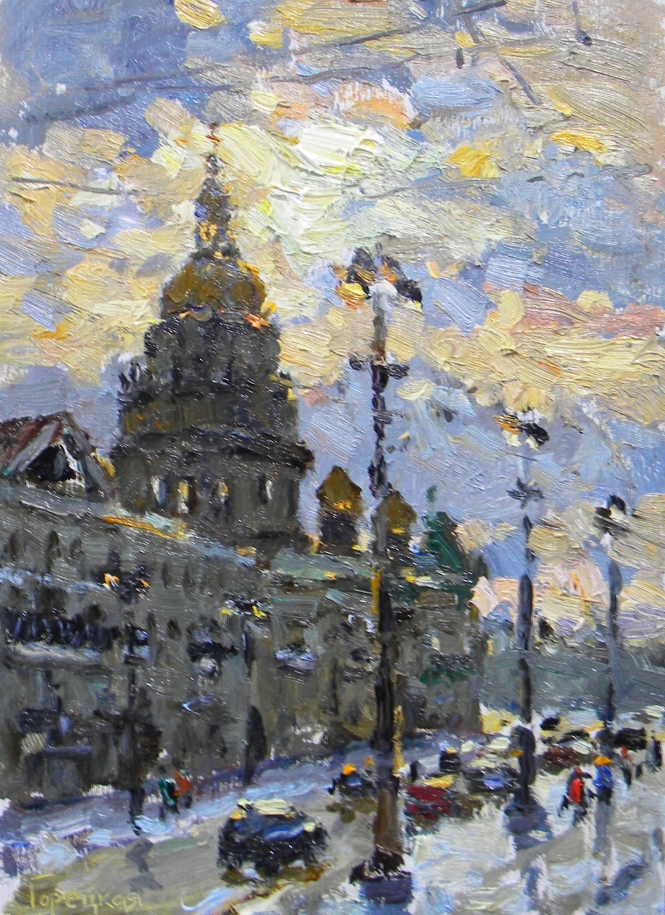Painting for sale online - The Nevsky Avenue.