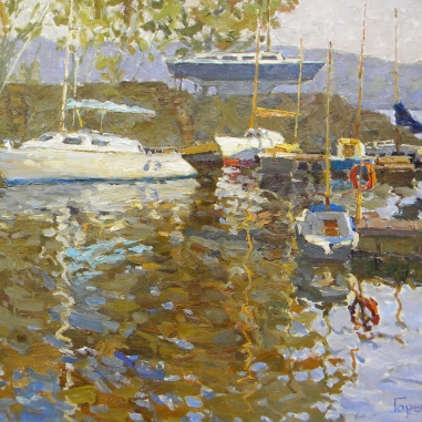 Painting for sale online - Togliatti's Yacht Club.