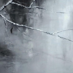 Painting for sale online - Farewell autumn leaf