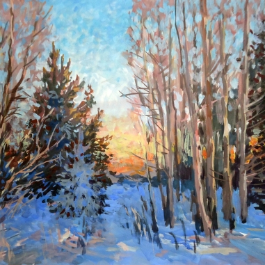 Painting for sale online - January morning