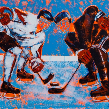 Painting for sale online - Face-off