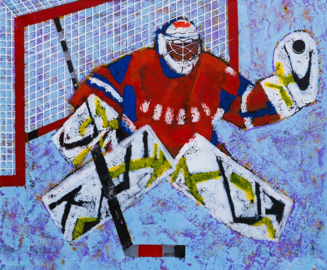 Painting for sale online - Goalkeeper