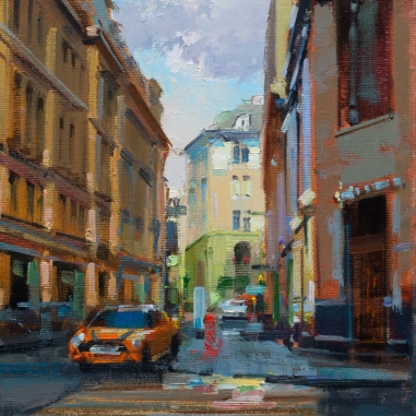 Painting for sale online - The weather has cleared up. Bolshoy Cherkassky Lane.