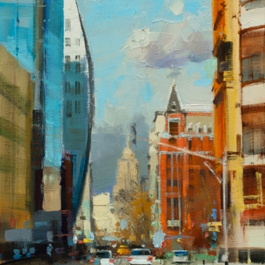 Painting for sale online - The weather has cleared up. Bolshoy Cherkassky Lane.