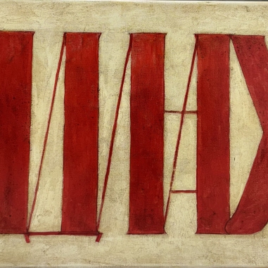 Painting for sale online - Red anagram