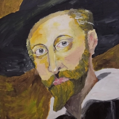 Painting for sale online - Copy of self portrait Peter Paul Rubens 
