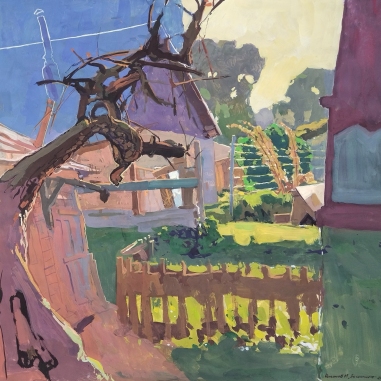 Painting for sale online - Behind the sun