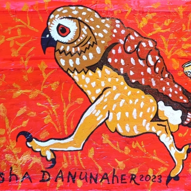 Painting for sale online - Business owl