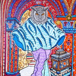 Painting for sale online - Gamayun bird