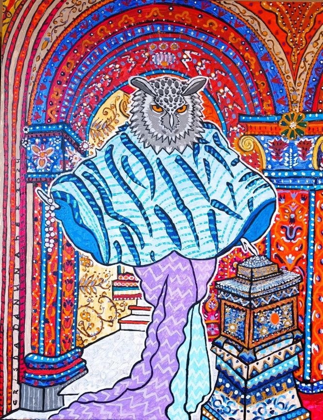 Painting for sale online - Птица Гамаюн