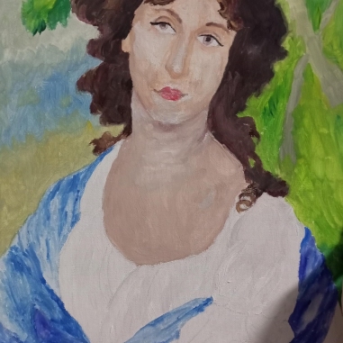 Painting for sale online - Half-copy of Vladimir Borovikovsky's painting Elena Naryshkina