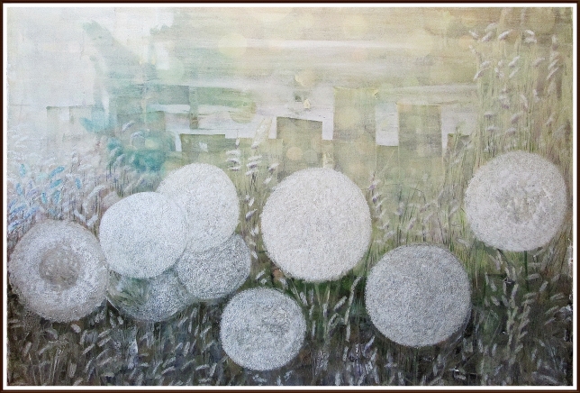 Painting for sale online - Baby and donut