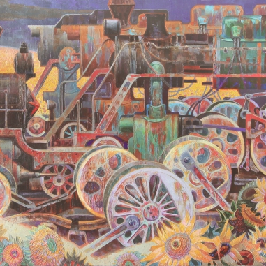 Painting for sale online - Summer steampunk