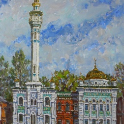 Painting for sale online - Historical Mosque in Samara.