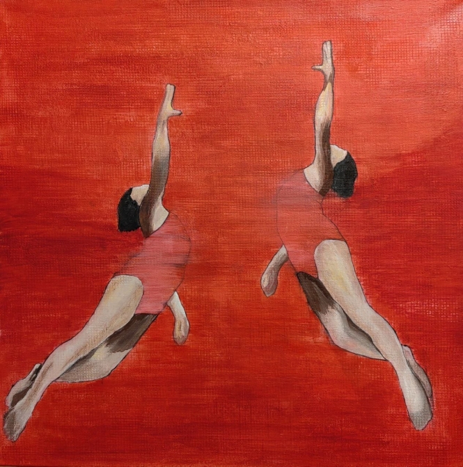 Painting for sale online - Pushing off from the source 2.0