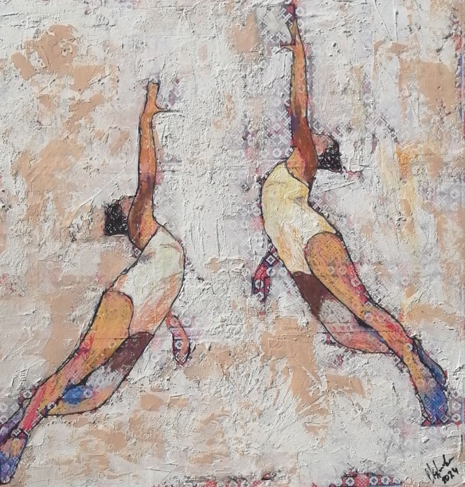 Painting for sale online - Tarusa interweaving
