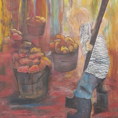 Painting for sale online - Картошка ВанГога
