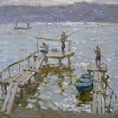 Painting for sale online - The Morning bite in Tsarevshchyna.