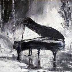 Painting for sale online - The last concert of winter