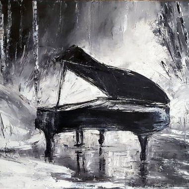 Painting for sale online - The last concert of winter