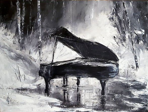 Painting for sale online - The last concert of winter